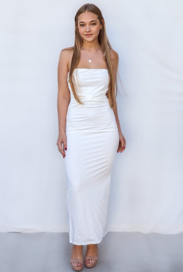 Coraline Maxi Dress - White Online Hot Sale