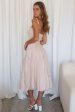 Katya Midi Dress - Nude For Cheap