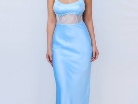 Takiyah Maxi Dress - Blue For Discount