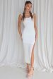 Taylor Midi Dress - White For Cheap