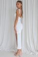 Taylor Midi Dress - White For Cheap