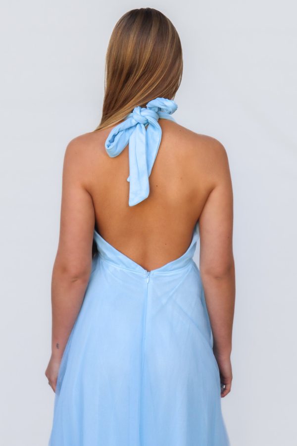 Rapunzel Tulle Dress - Baby Blue Cheap