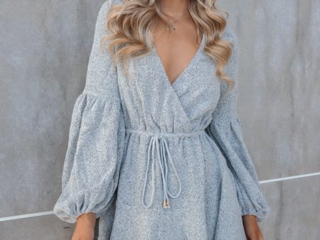 Gypsy Mini Dress - Grey Cheap