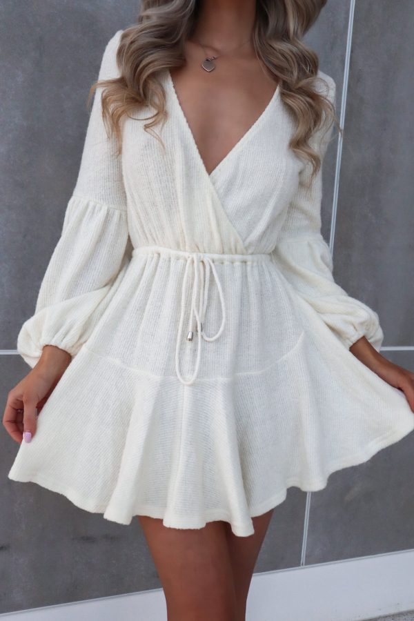 Gypsy Mini Dress - Cream Supply