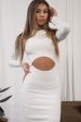 Hera Midi Dress - White For Sale