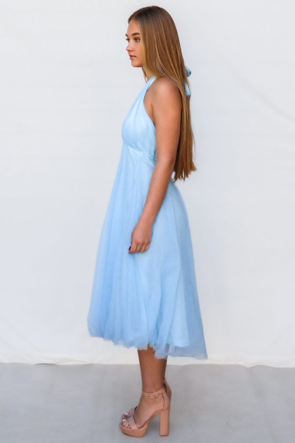 Rapunzel Tulle Dress - Baby Blue Cheap