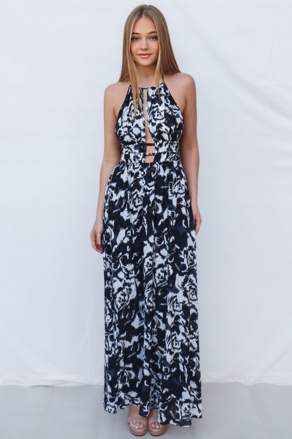 Minfy Maxi Dress - Black Hot on Sale