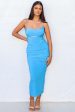 Michelle Midi Dress - Blue Online