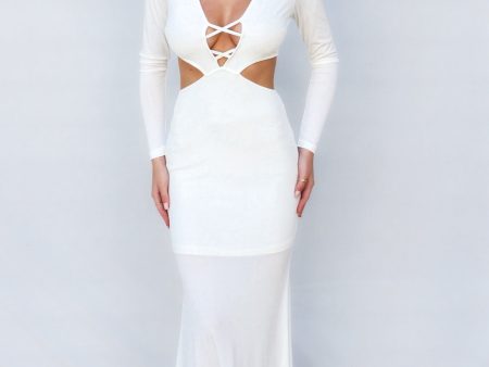 Electra Maxi Dress - White Online