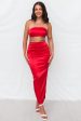 Tisha Midi Dress - Red Online now