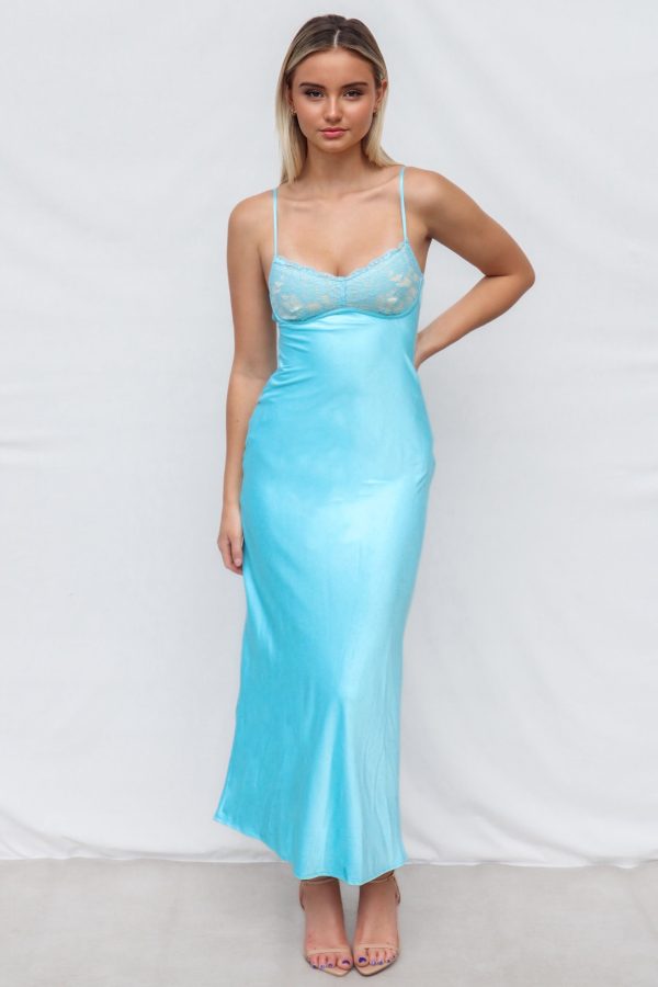 Aniyah Maxi Dress - Blue Online