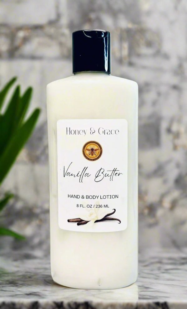 Honey and Grace Hydrating Vanilla Butter Hand and Body Lotion 8oz Discount