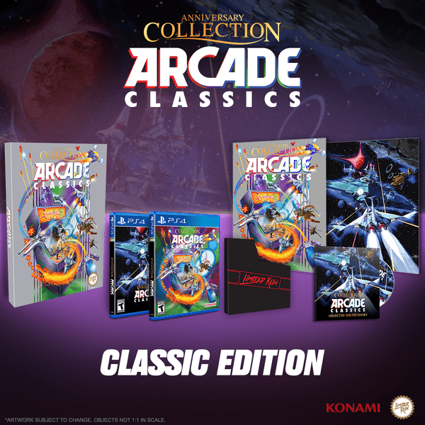 LIMITED RUN #487: ARCADE CLASSICS ANNIVERSARY COLLECTION CLASSIC EDITION (PS4) For Cheap