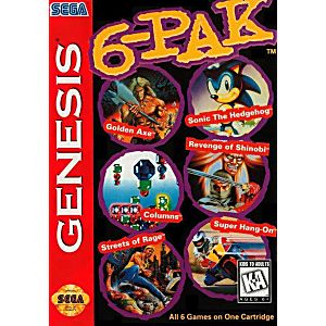 6-PAK  - Sega Genesis Sale