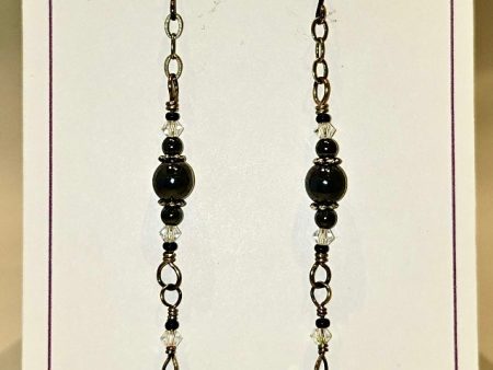 Hematite crystal earrings Discount