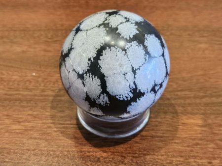 Snowflake obsidian sphere Online Hot Sale