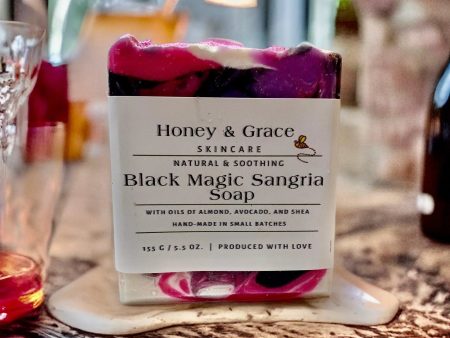 Honey and Grace Black Magic Sangria Bar Soap 5.5oz For Discount