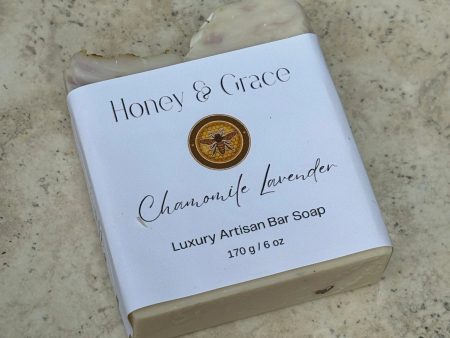 Honey and Grace Soothing Lavender and Chamomile Bar Soap. 5.5 oz For Cheap