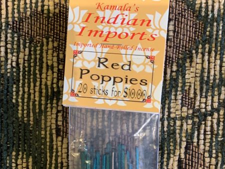 Red Poppies stick incense Online Sale