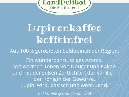 Lupinenkaffee mit VANILLE For Sale