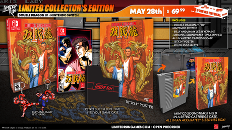 Double Dragon IV Classic Edition Limited Run #107 - Switch Sale