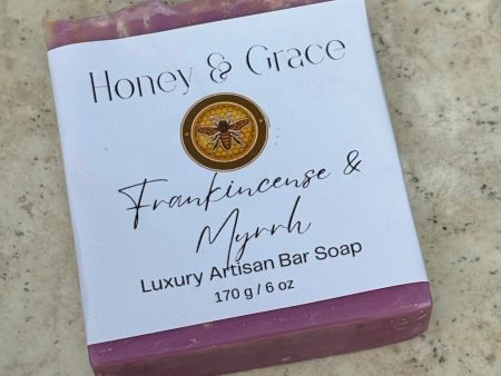 Honey and Grace Frankincense and Myrrh Bar Soap       5.5 OZ Online