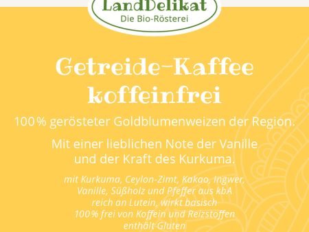 Getreidekaffee mit Kurkuma-Vanille Online Sale