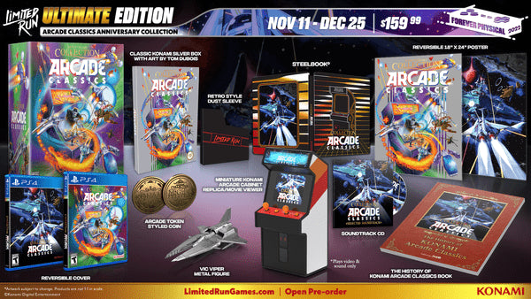 LIMITED RUN #487: ARCADE CLASSICS ANNIVERSARY COLLECTION ULTIMATE EDITION (PS4) For Cheap