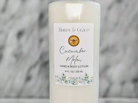 Honey and Grace Cucumber Melon Hand and Body Lotion 8oz Fashion