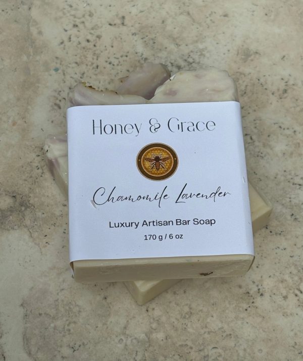 Honey and Grace Soothing Lavender and Chamomile Bar Soap. 5.5 oz For Cheap