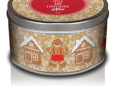 Gingerbread 16 oz Tin For Sale