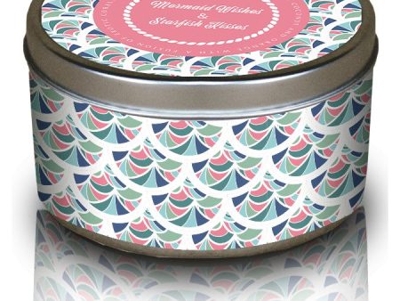 Mermaid Wishes & Starfish Kisses 16 oz Tin Online Hot Sale