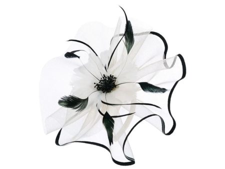 Ruby Rocks DAISYLEE Fascinator - Beige & Black For Cheap