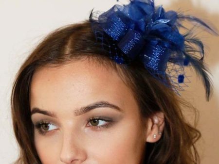 Ruby Rocks Vida Fascinator - Blue Online