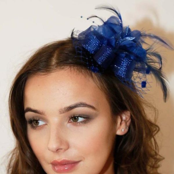 Ruby Rocks Vida Fascinator - Blue Online