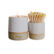 The Petite Speckle Set (Petite candle + MatchPott) Discount