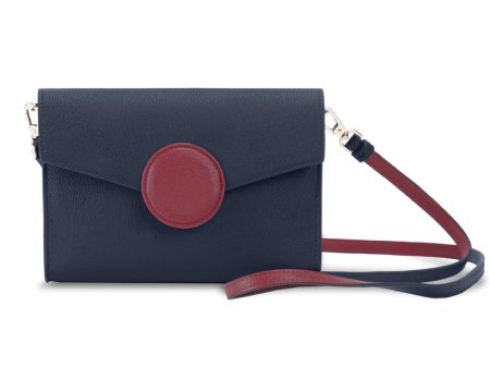 Campo Marzio Phoebe Clutch Bag - Ocean Blue Cheap