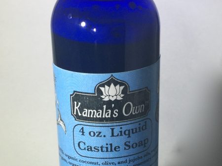 Liquid Castile soap, 4 oz bottle on Sale