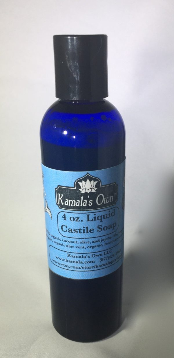 Liquid Castile soap, 4 oz bottle on Sale