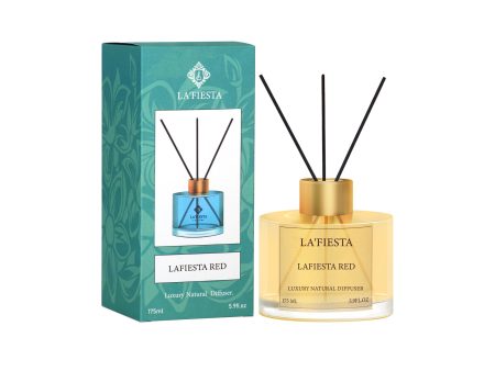 DF - LAFIESTA RED 175ML  LUXURY NATURAL DIFFUSER For Sale