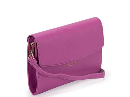 Campo Marzio Meryl Baguette Bag - Mauve Silver Hot on Sale