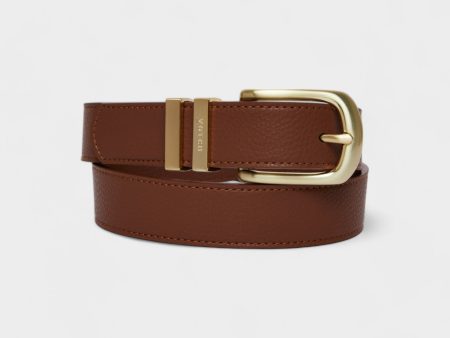 Olive Vegan Bio-Based Bamboo Classic belt in brown Supply