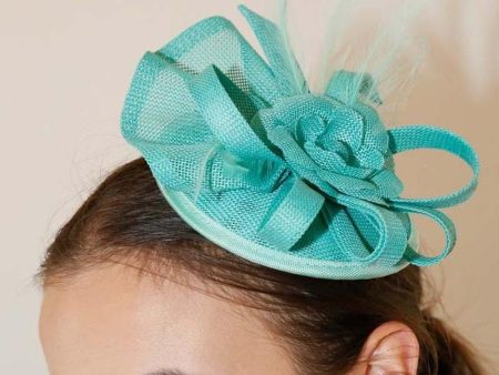 Ruby Rocks Judeen Fascinator - Mint Online now