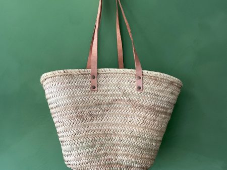 Valencia Shopper Basket, Natural For Discount