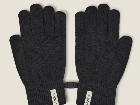 Black Recycled Touch Screen Gloves Cheap