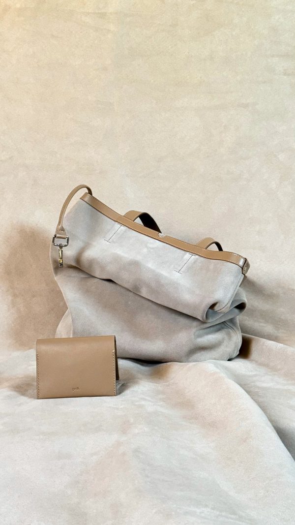 The Ivy  Tote Bag in Sand Suede Sale