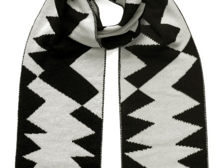 Lightning Wool & Cashmere Scarf Black Discount