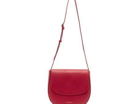 Campo Marzio Kym Saddle Bag - Cherry Red Fuchsia For Discount