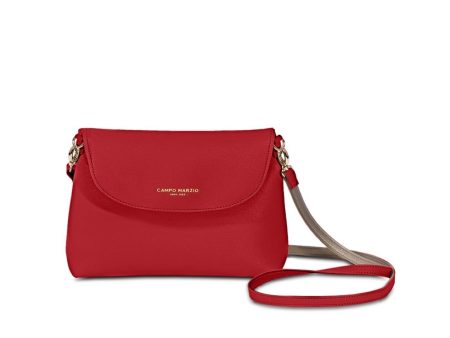 Campo Marzio Emma Crossbody Bag With Pouch - Cherry Red Fashion