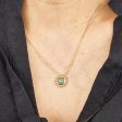 18ct Gold Plated Aventurine Healing Stone Necklace Online Hot Sale